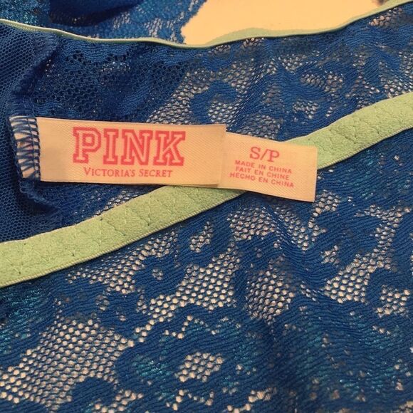 Bundle Sale 3 for $15 | Victoria's Secret Blue Lace Bralette - Picture 5 of 8